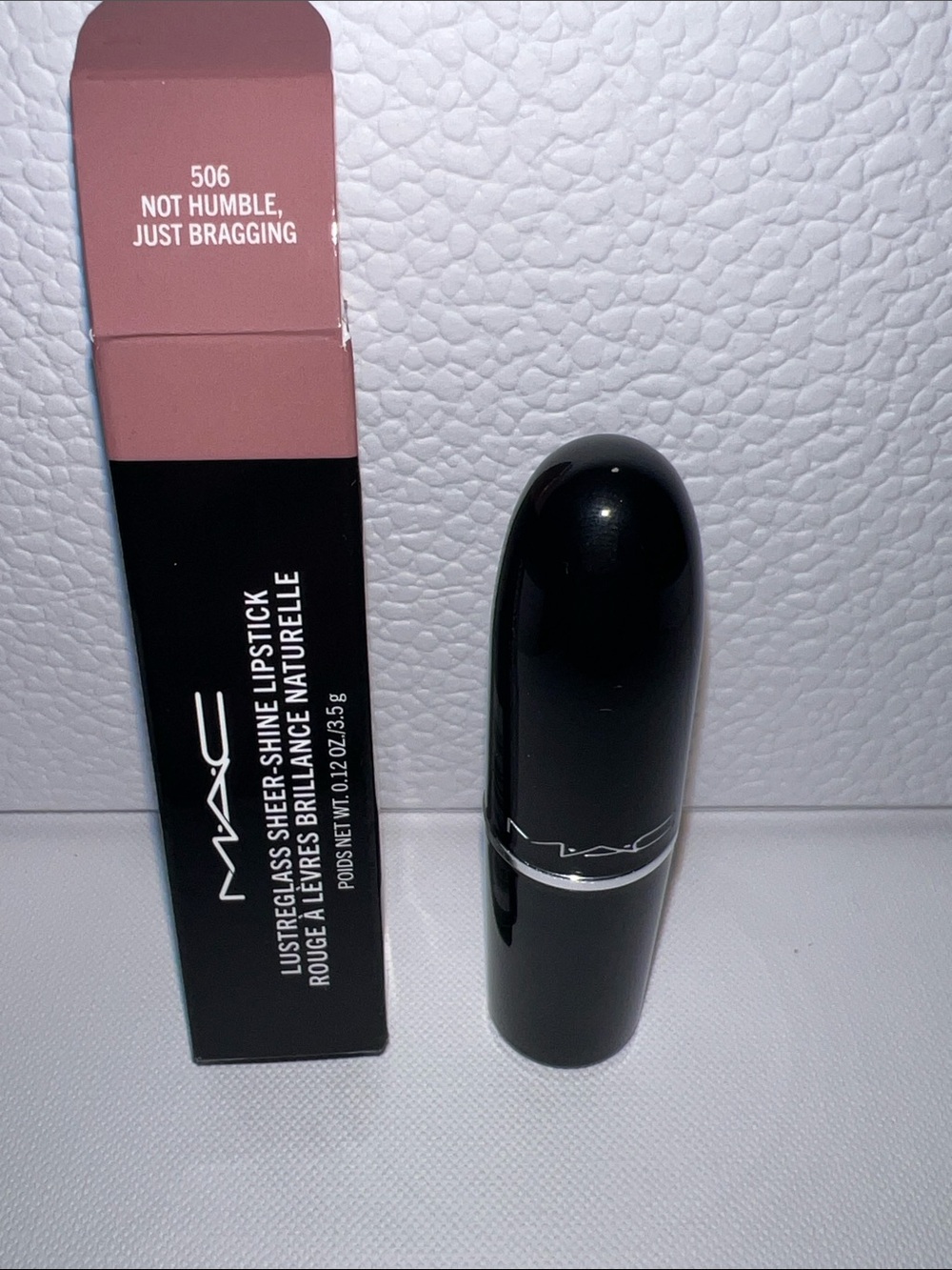 Mac Cosmetics new 2026 Lustreglass sheer shine lipstick:Not Humble Just Bragging